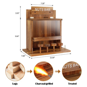 KOOPRO Squirrel Feeder assembly kit with screws and instructions