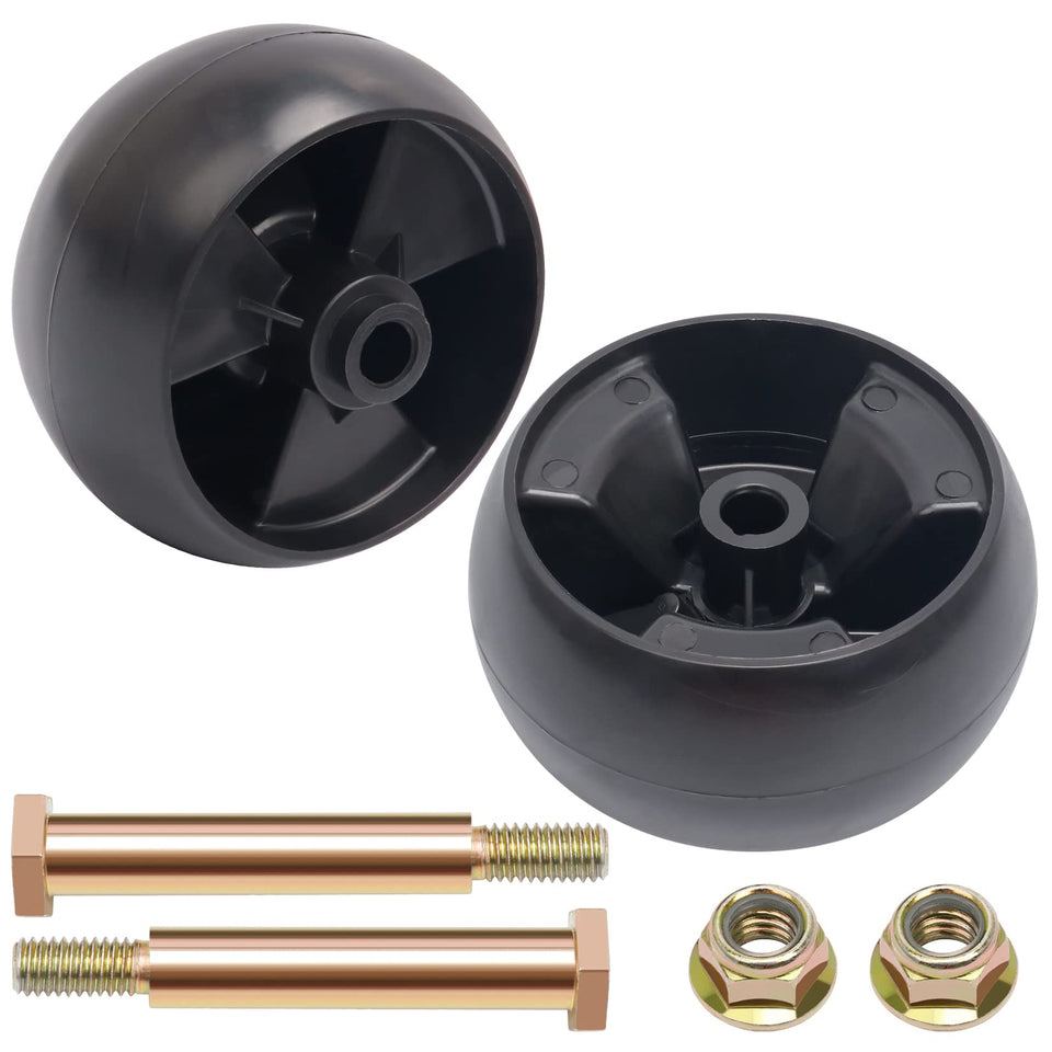 KOOTANS deck wheels 2-pack ready for easy installation and smooth operation