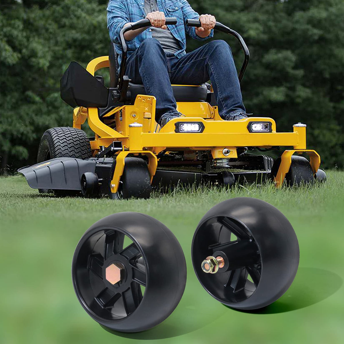KOOTANS polypropylene deck wheels designed for long-lasting use.
