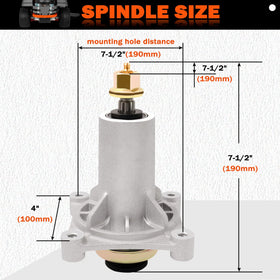 KOOTANS spindle assembly for Husqvarna YT24V48 supports reliable operation and easy maintenance