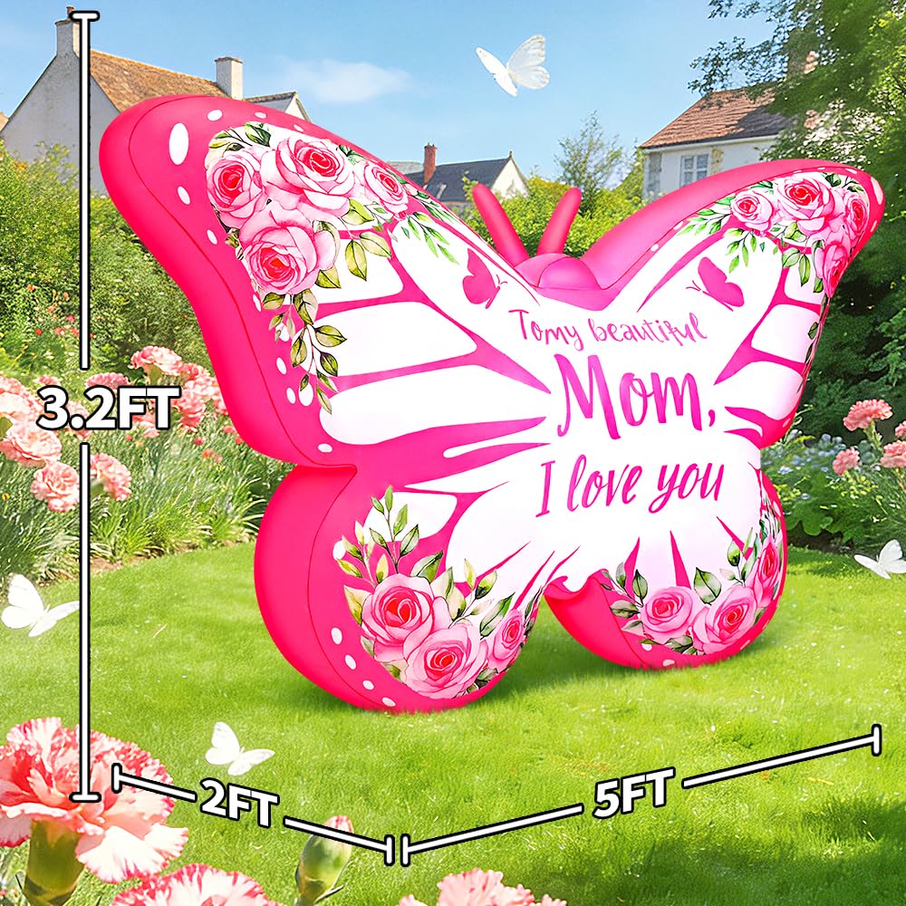 KOOY Mother's Day butterfly yard decor enhances curb appeal