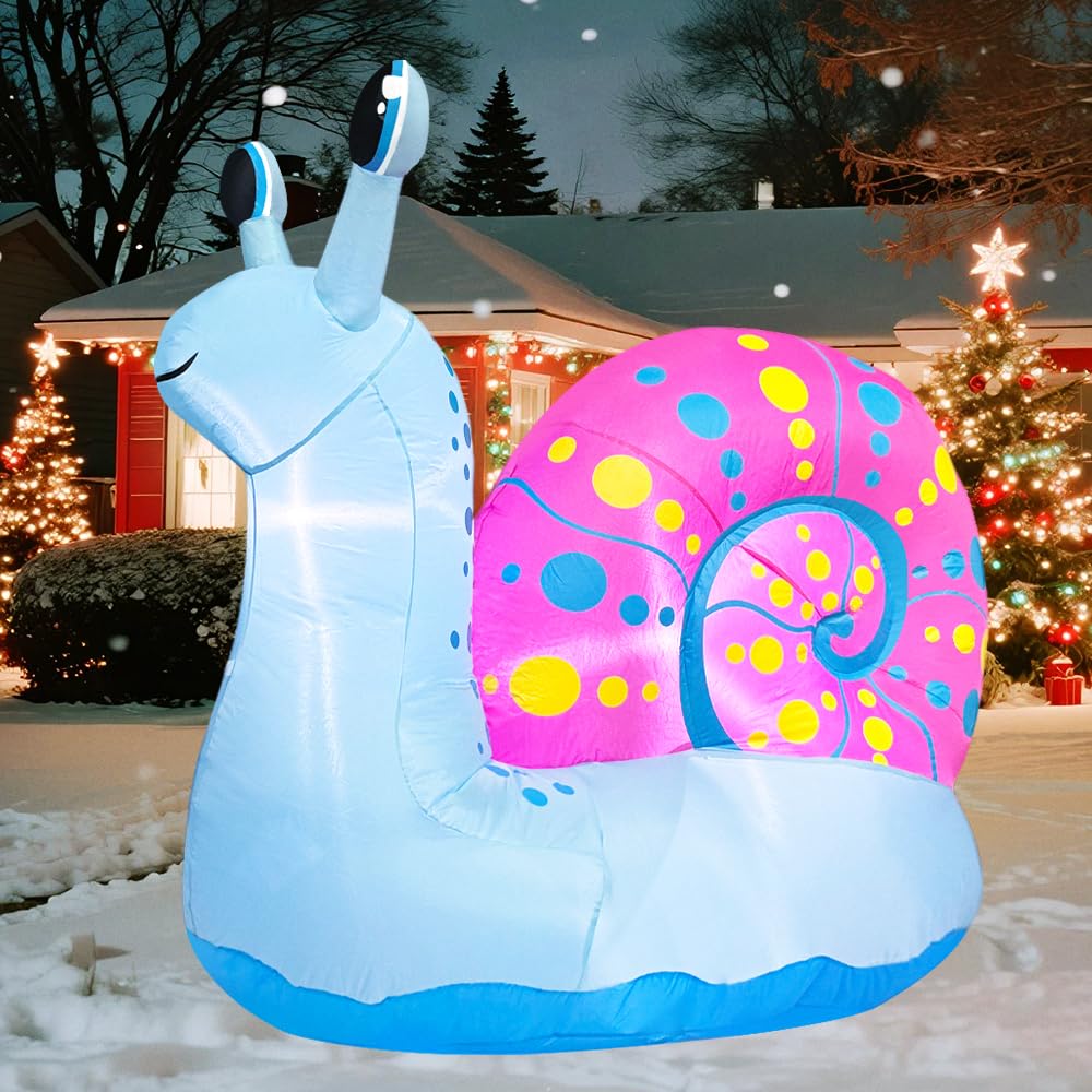 KOOY snail inflatable ideal for holiday and event decorations
