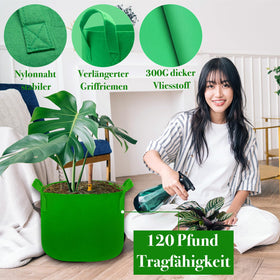 Kopotma foldable grow bags shown for compact storage after use.