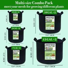 kopotma 300g non-woven fabric grow bags with high water permeability.