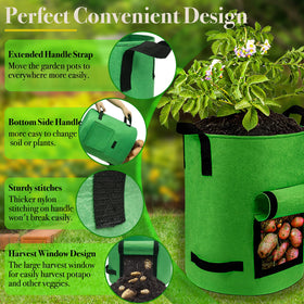 Kopotma heavy-duty non-woven fabric bag with drainage promotes healthy roots