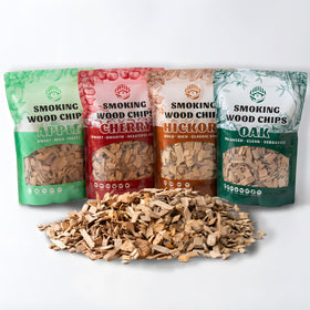 KORELION WOOD Apple chips for pork and poultry with mild sweetness.