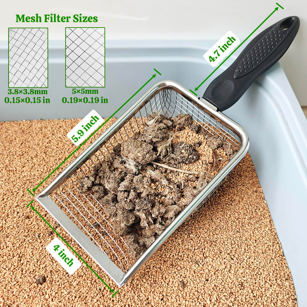 KOROI versatile poultry scoop suitable for ducks, rabbits, and sand filtering.