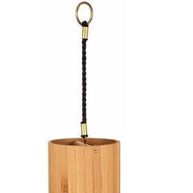 Koshi Chime Ignis bamboo tube detail reveals natural warmth in design.