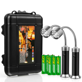 Batteries included for immediate use with both lights.