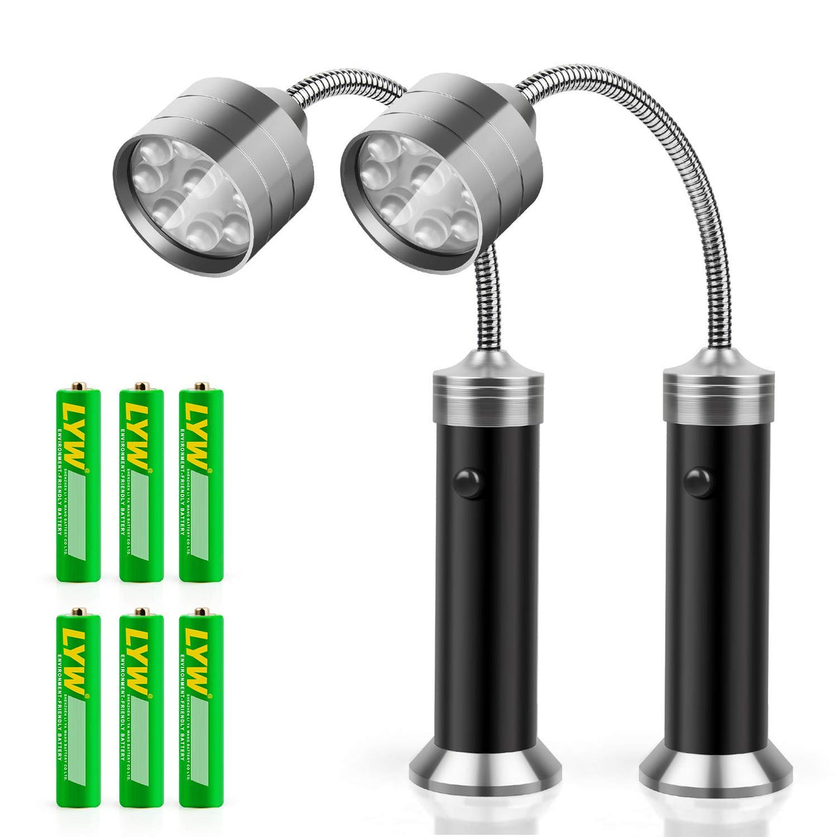 KOSIN barbecue light with magnetic base illuminates grills evenly for safer nighttime cooking.