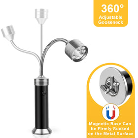 Water-resistant design endures rain or snow during grilling sessions.