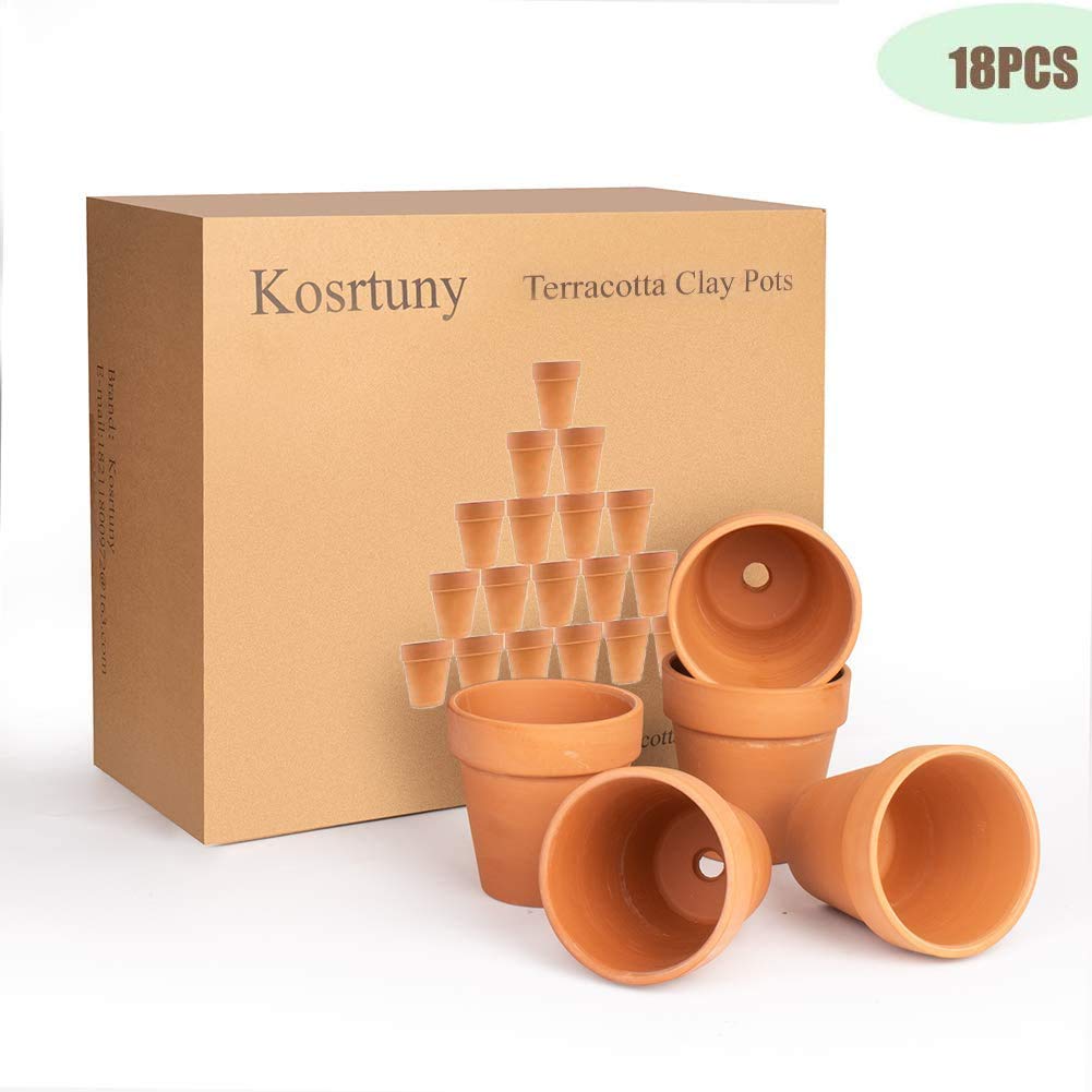 Kosrtuny decorative terracotta planters for home decor or wedding décor.