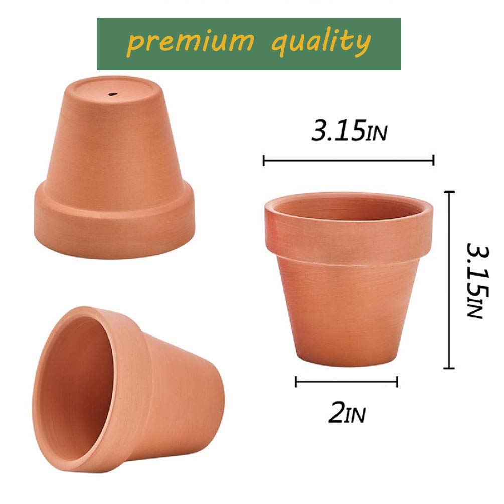 Kosrtuny terracotta pot showing drainage hole for healthy watering.