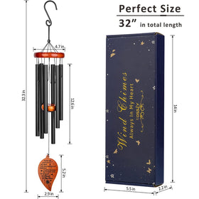 KOSSLY wind chimes producing deep, soothing tones for a calming space