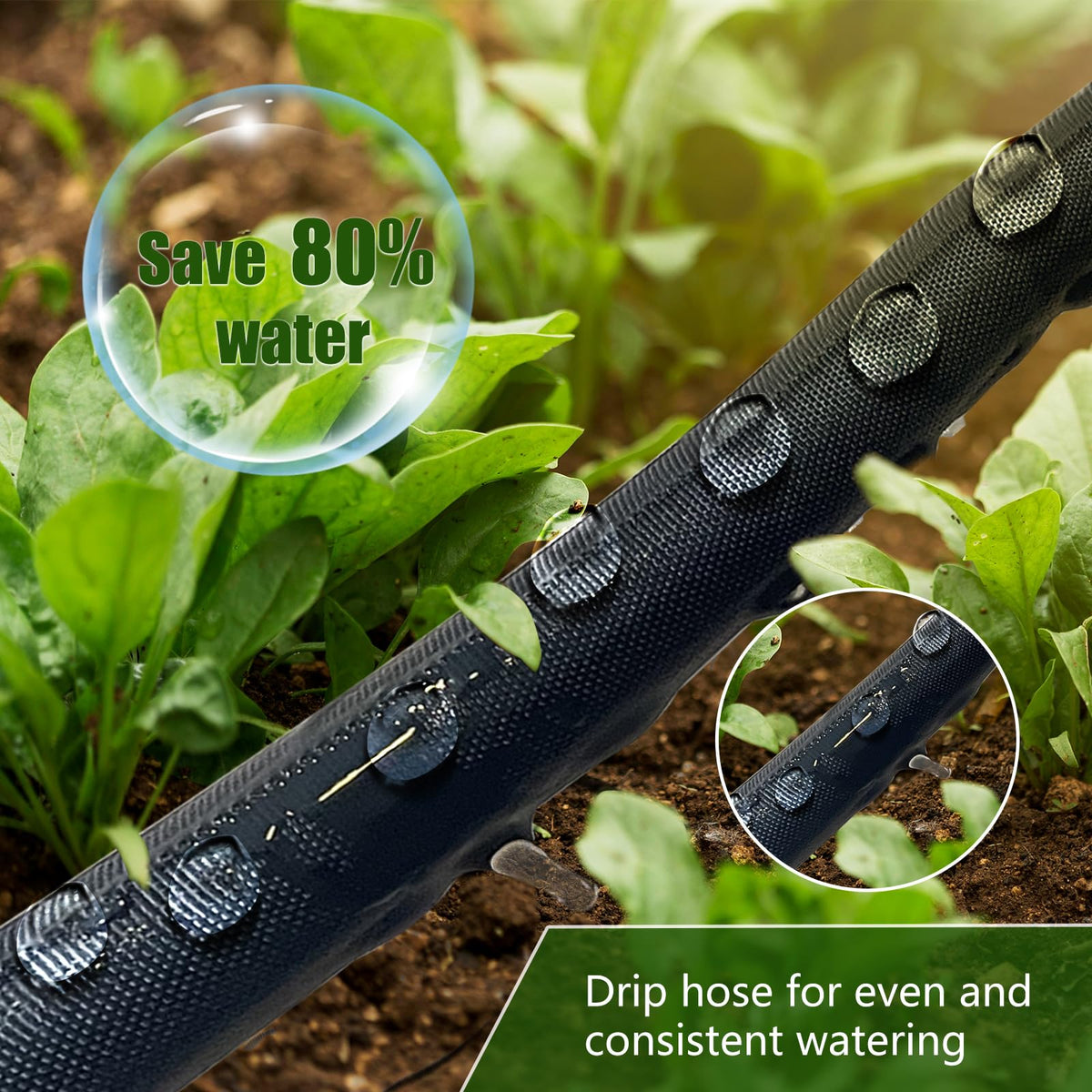 Koulate garden irrigation setup enables effortless drip system with timers.