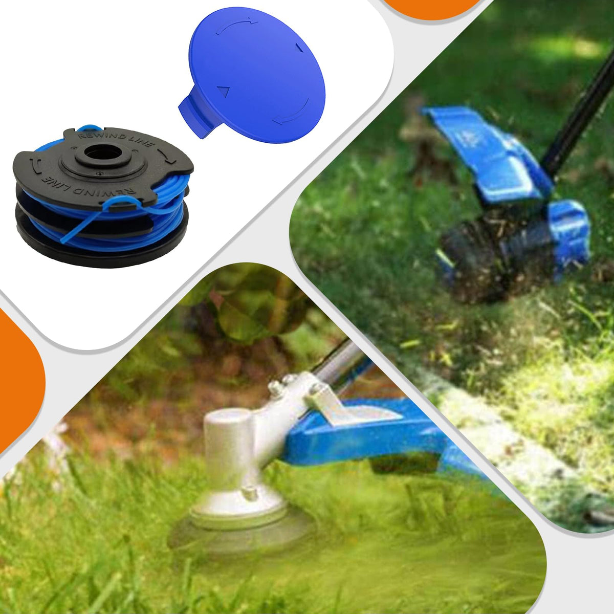 Kousika ABS autofeed spool emphasizing durable construction for frequent use.