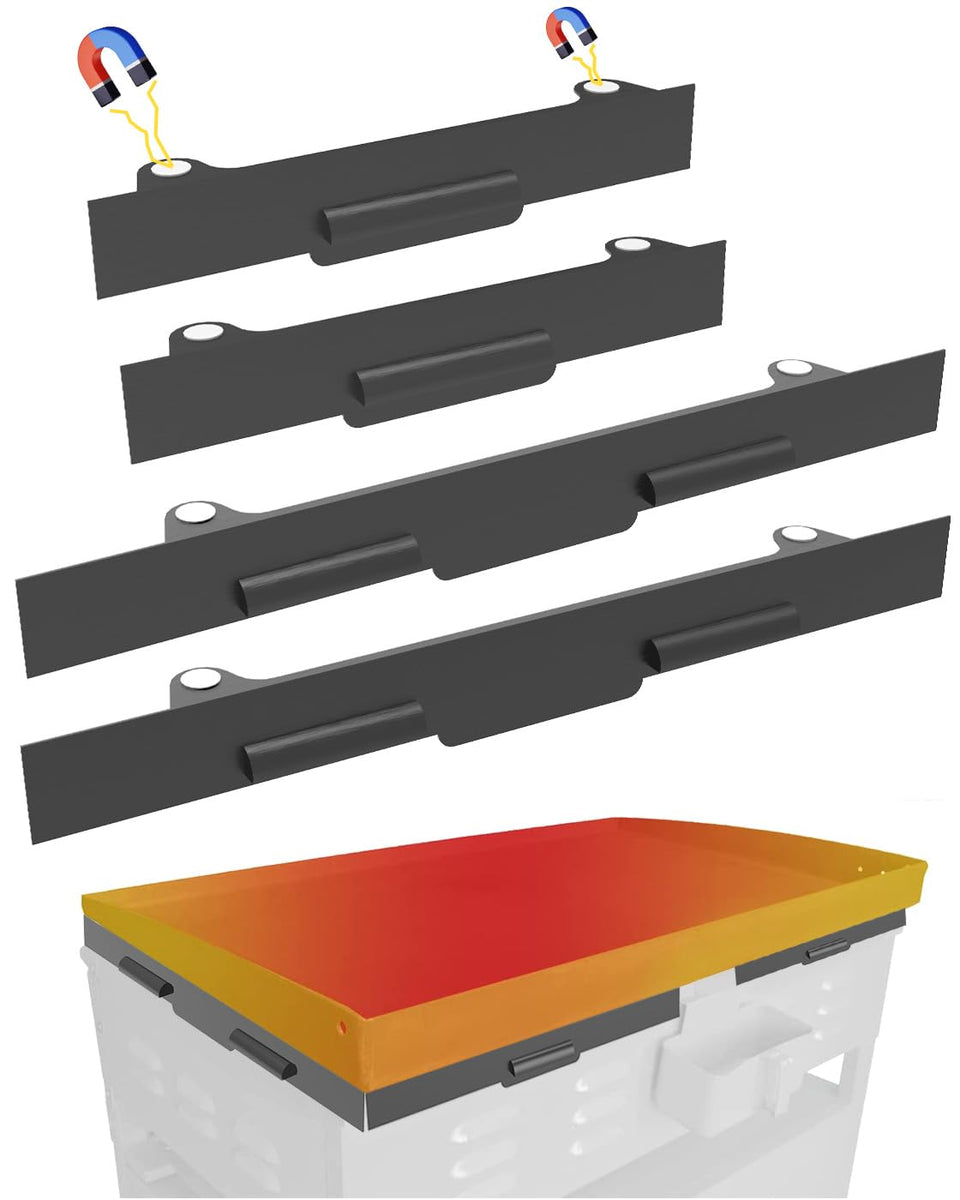Koutemie 22in magnetic wind guards attach quickly for steady heat.