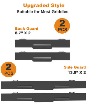 Koutemie guards offer easy removal for setup and cleanup.