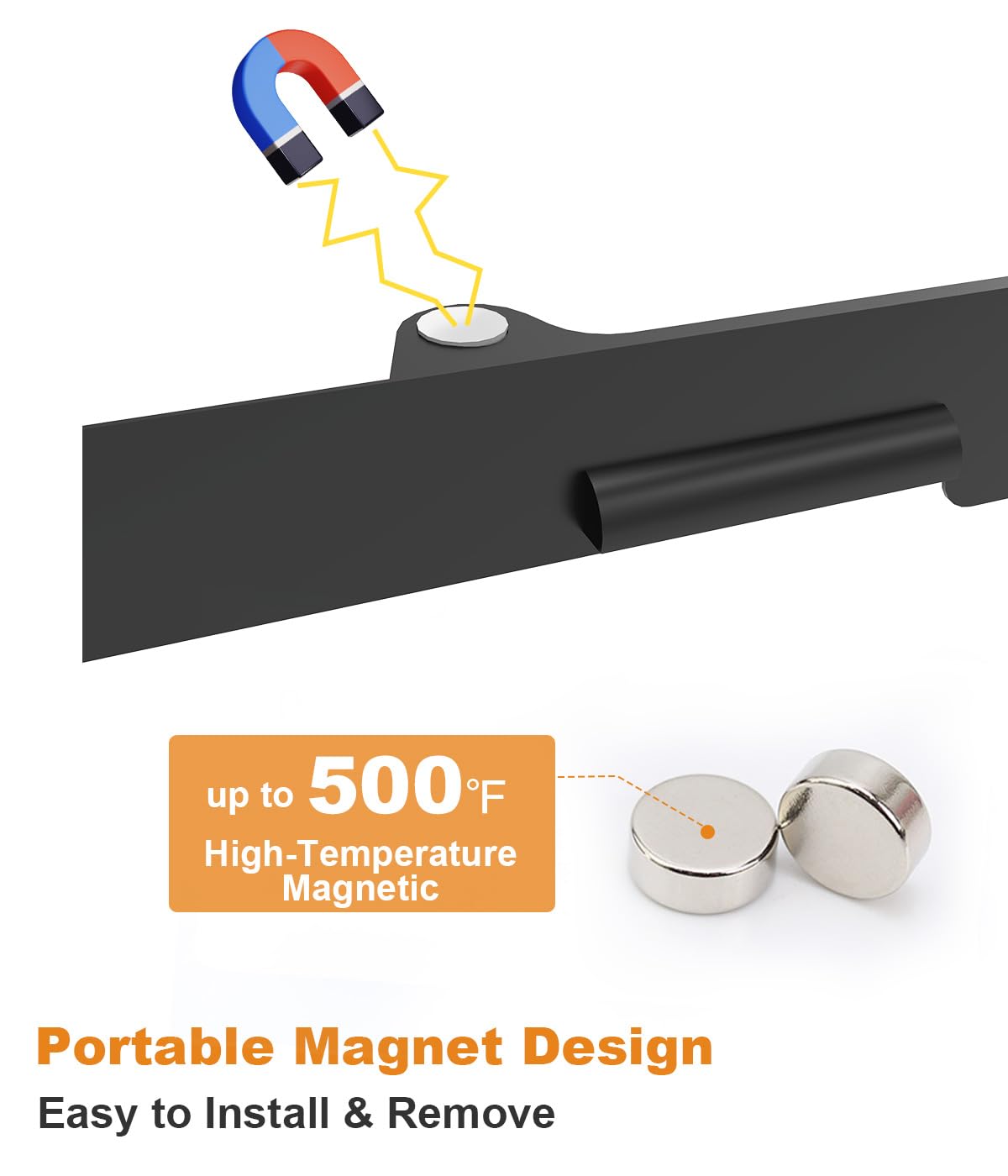 Koutemie universal-fit wind guards complement rear grease cup and hood.