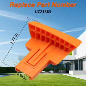 KPALAG park brake knob close-up reveals tough ABS material and chemical resistance.