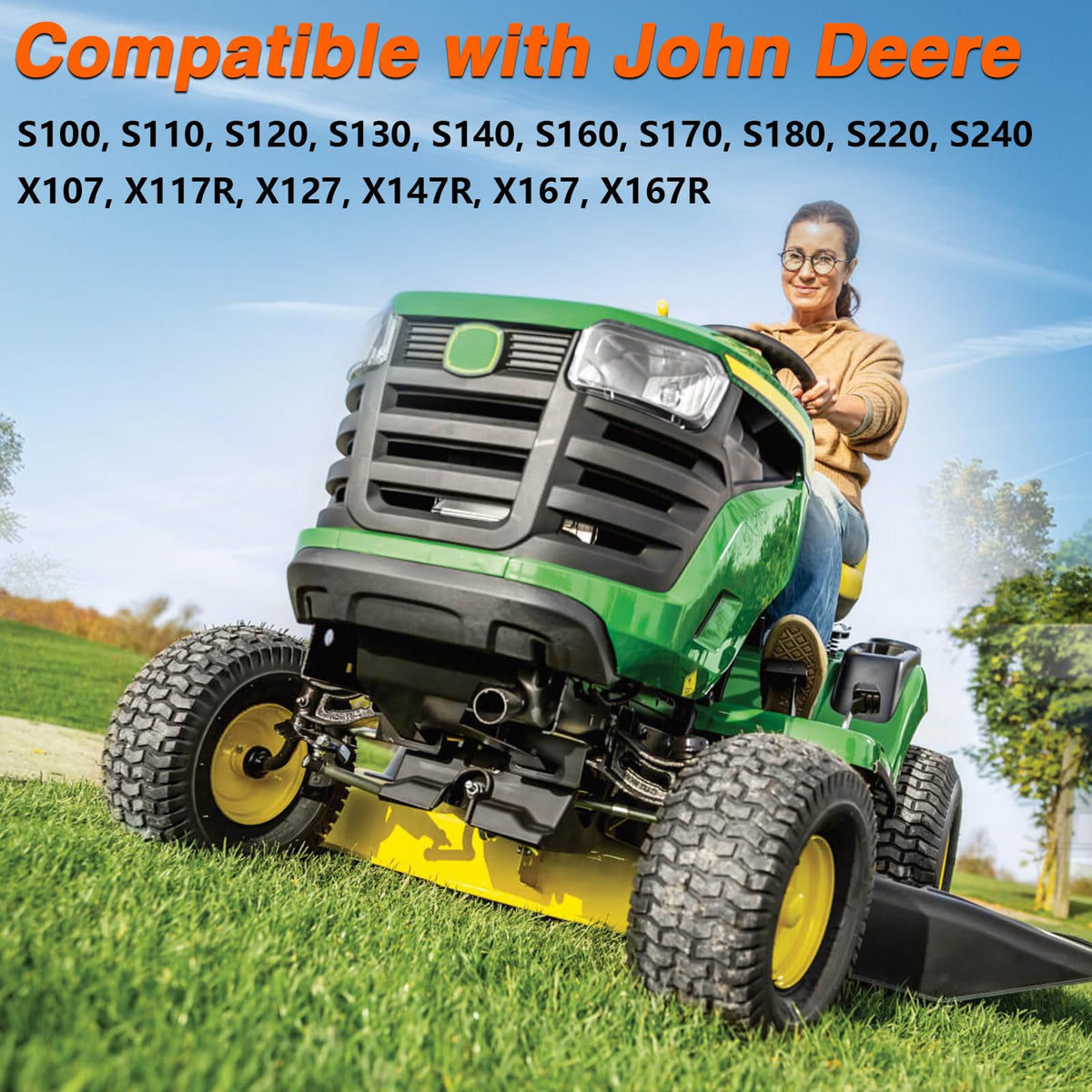 KPALAG replacement UC21883 park brake knob matches John Deere parts.