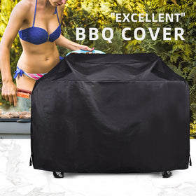 KPT BBQ Cover heavy-duty PVC material guards against tears and moisture.