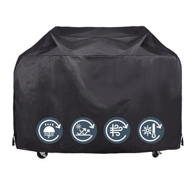 KPT BBQ Cover universal fit 60-68in shields grills from rain and sun.