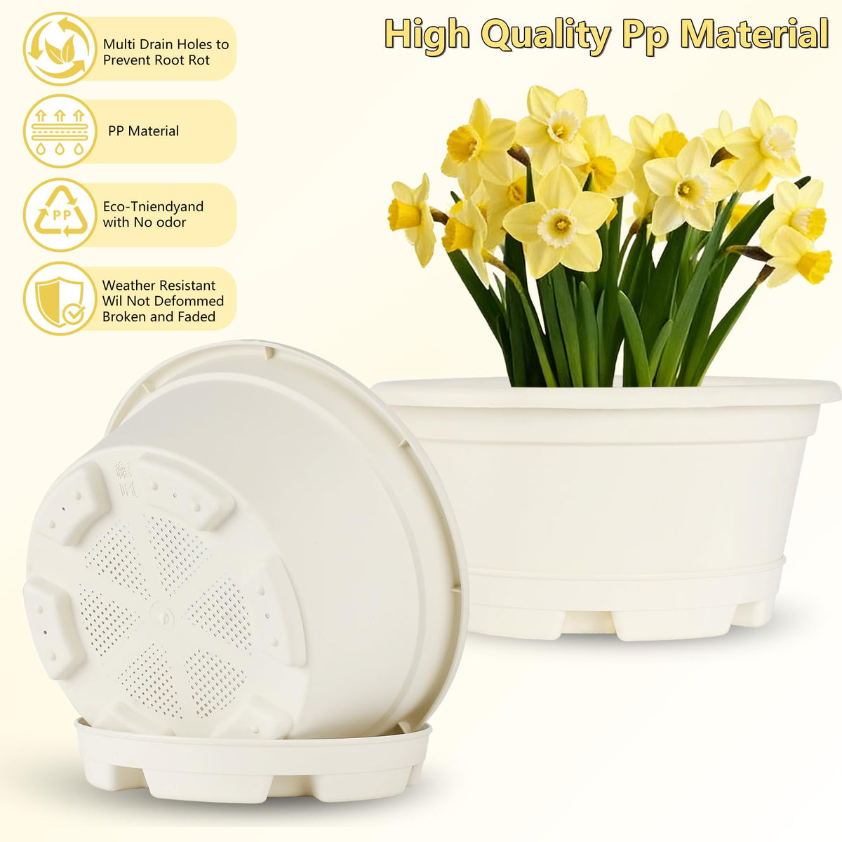 KPUVX planters in red, brown, black; versatile colors enhance decor.