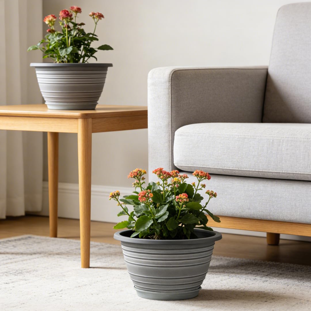 KPUVX 12-inch planter on window sill setup for greenery indoors.