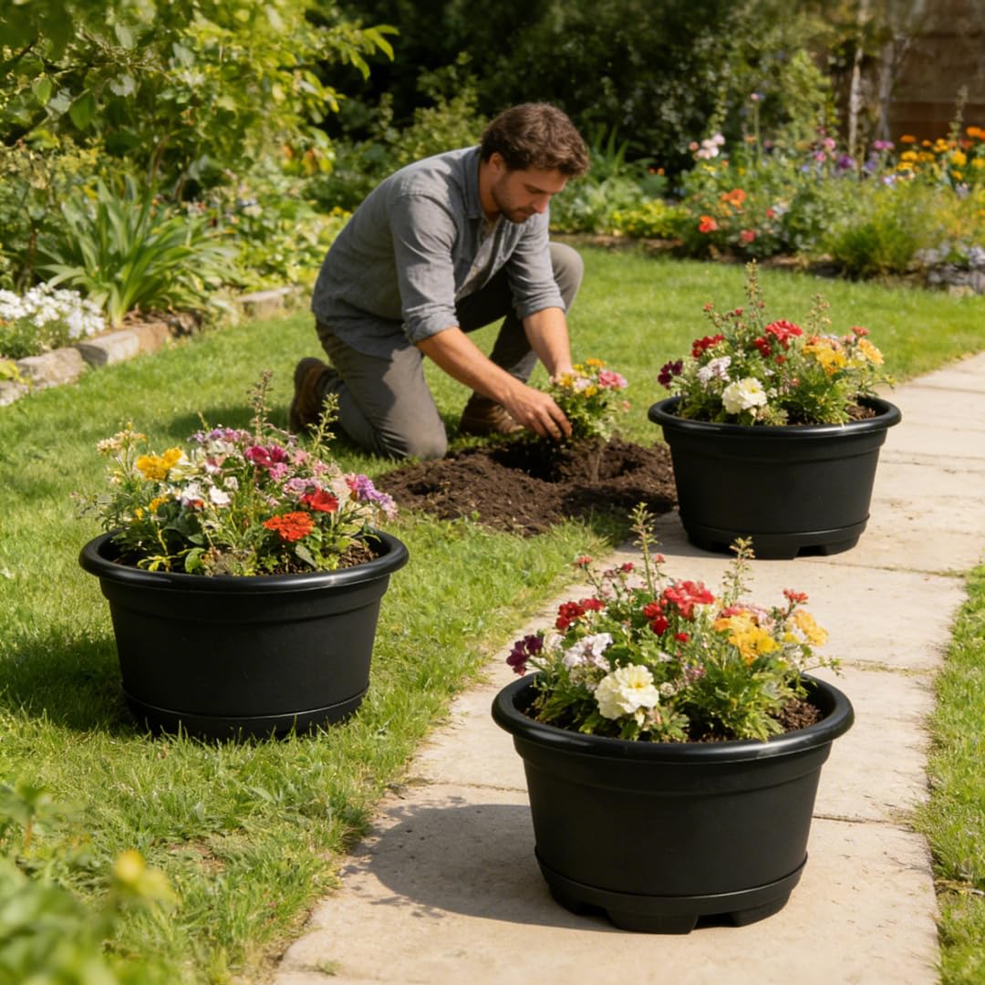 KPUVX versatile planter ideal for orchids, succulents, herbs and more.