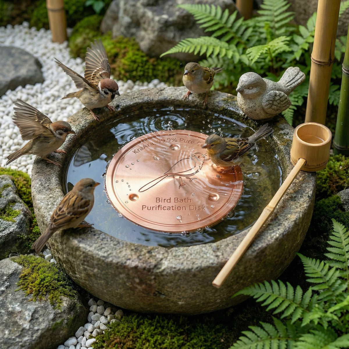 KraAra Copper Disk requires minimal maintenance in outdoor settings.