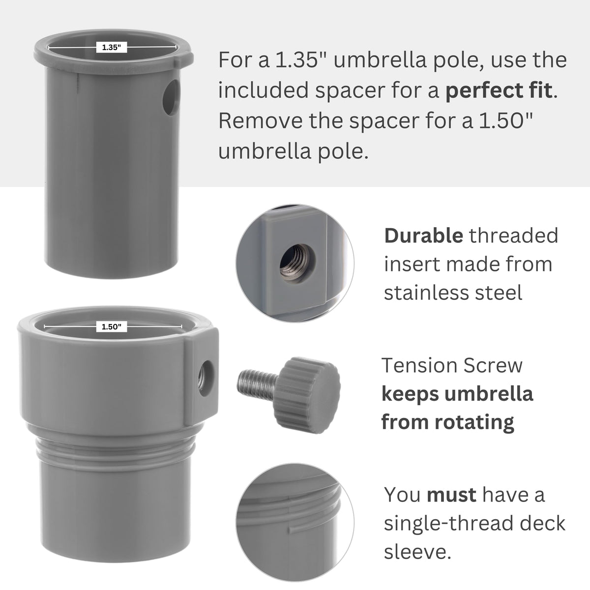 Kraemer Plastics patent-pending USA design shown