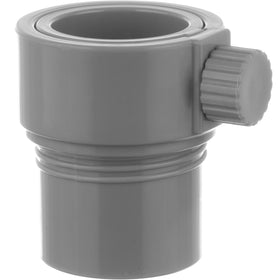 Kraemer Plastics umbrella pole stabilizer threads into Baja deck sleeve for stable setup