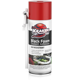 Kraken Bond Black Foam can pour for discreet pond and landscape sealing.