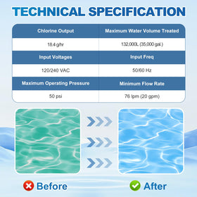 Kregoem salt cell supports efficient chlorination for cleaner water in pools.