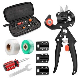 KREWEY 2-in-1 grafting tool with Omega-Cut blade for precise pruning and grafting.