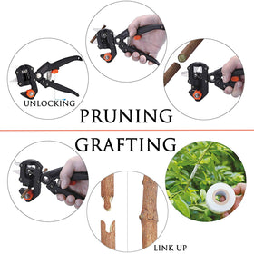 Replacement blades for KREWEY 2-in-1 grafting kit for versatile maintenance.