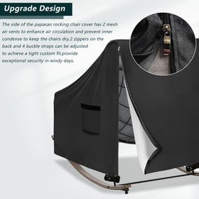 Krismile cover shows dual mesh vents to improve airflow and reduce condensation.