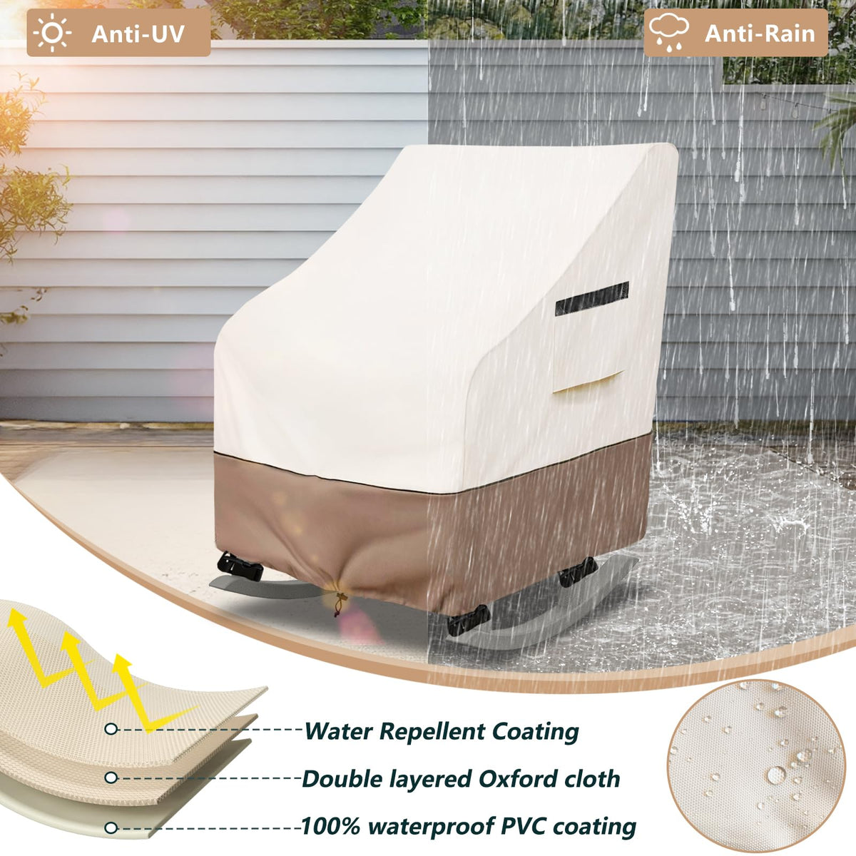Krismile side-vented design improves air flow and prevents moisture buildup.