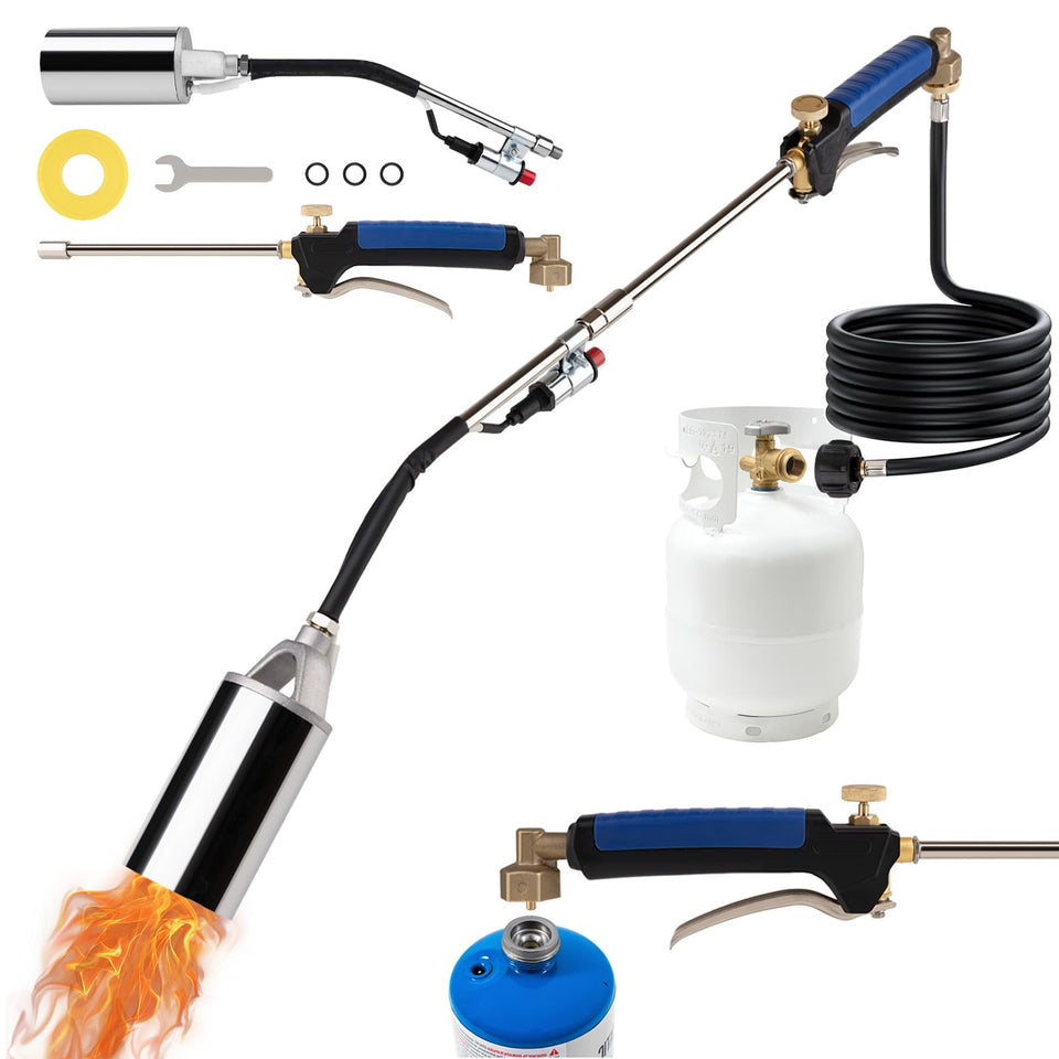 Krismose propane torch weed burner with 10ft hose for weed control