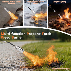 Krismose torch kit with hose and connectors ready to connect