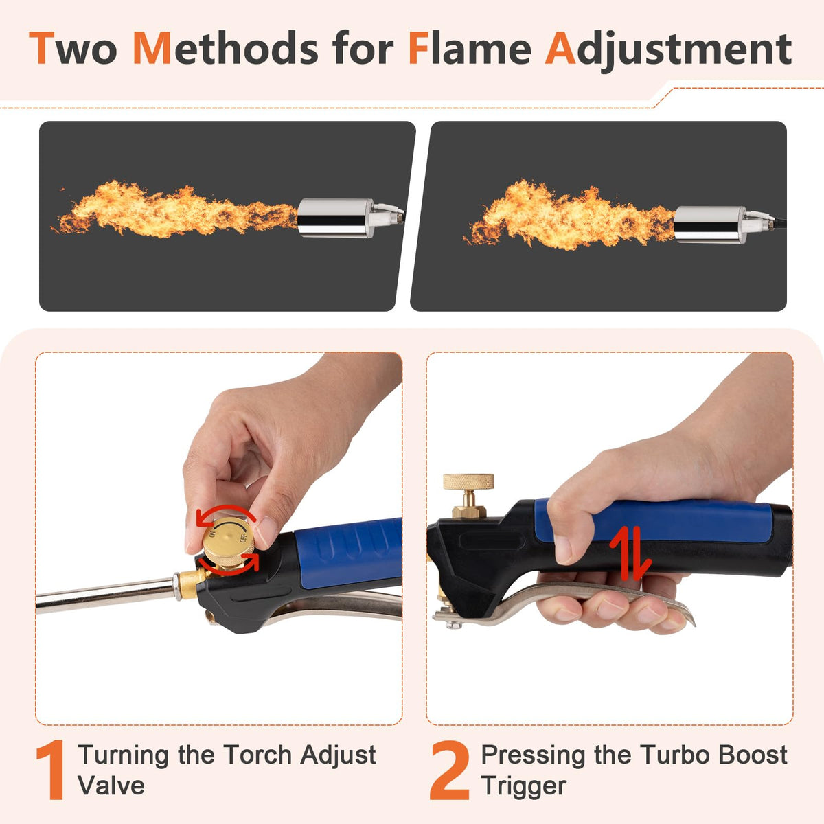 Krismose weed burner in use for weed elimination between pavers