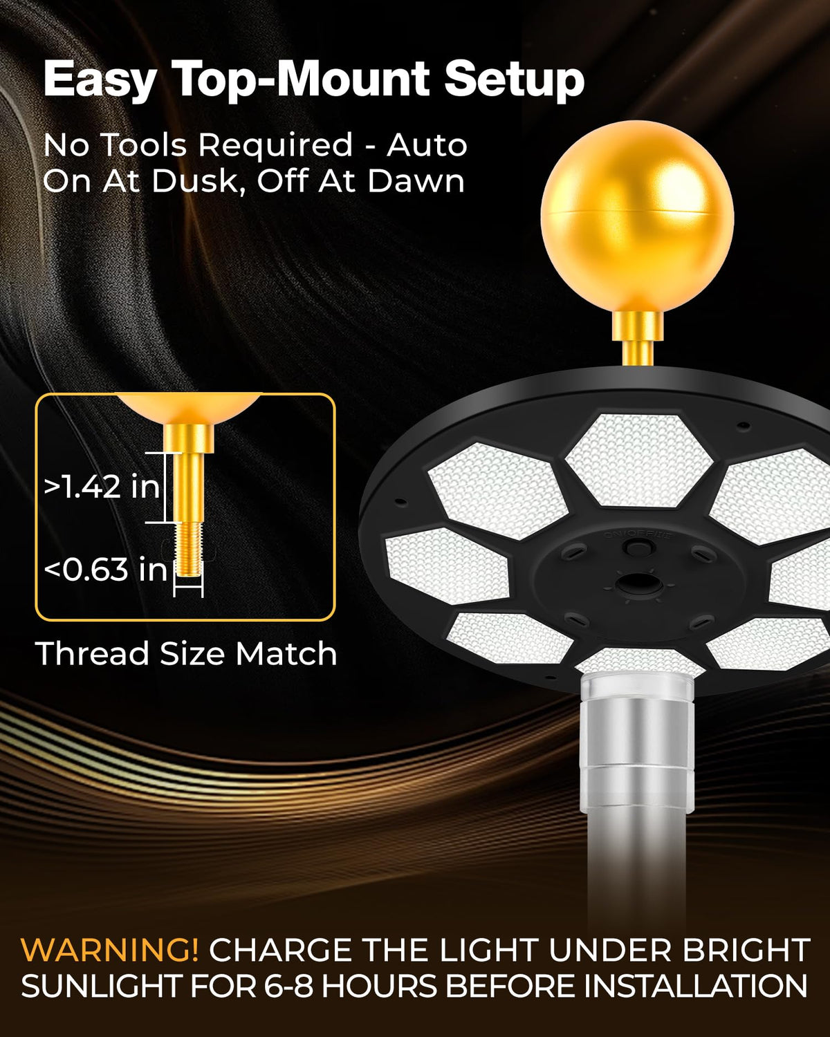 Kromart quick-install design makes setup simple.