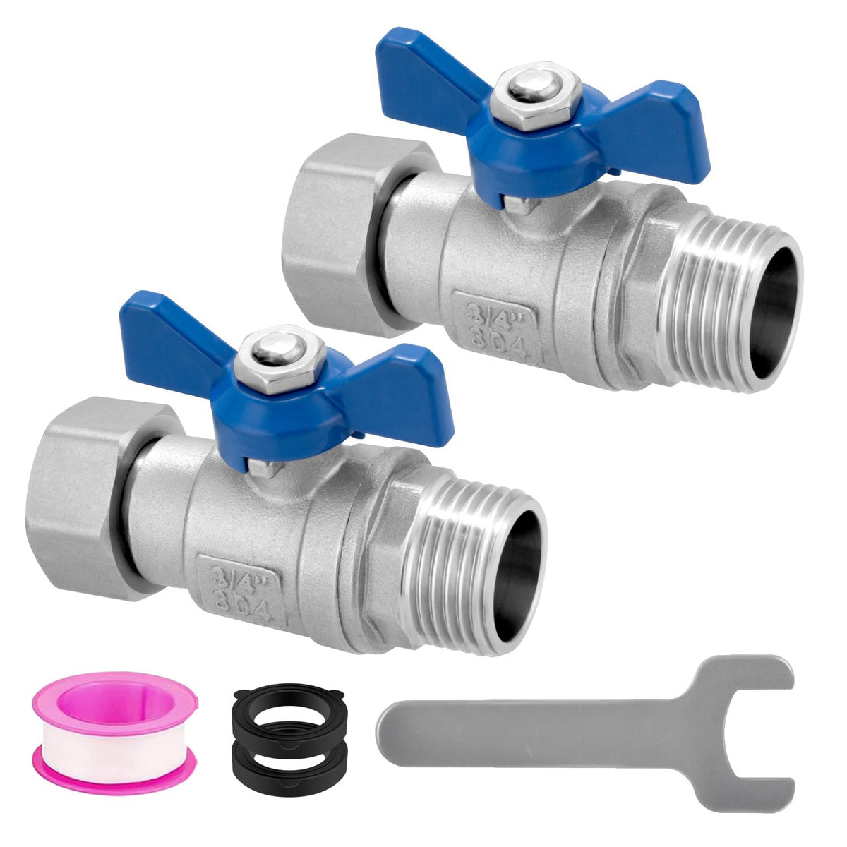 Kruuvax 2-pack full-flow valve shows high-capacity design for efficient watering