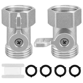 Kruuvax 304 stainless steel valve—durable, rust-resistant for outdoor watering.