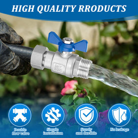 Kruuvax butterfly handle grip offers comfortable, precise flow control