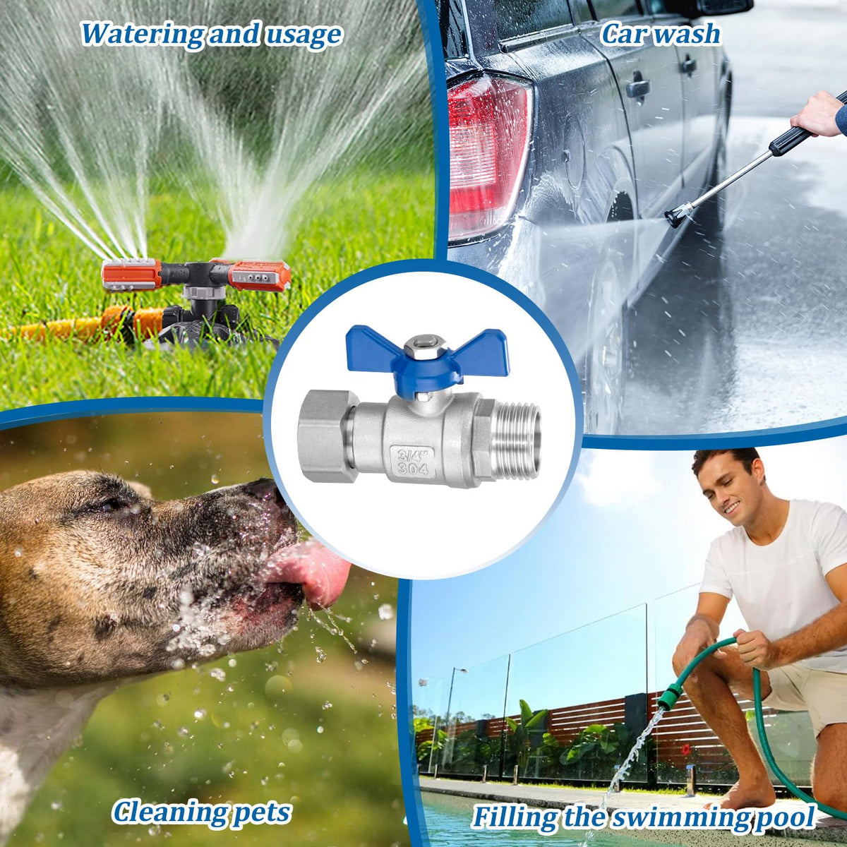 Kruuvax durable water valve assembly supports long-lasting watering