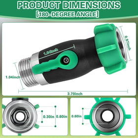 Kruuvax full-flow bore image highlights the 0.6-inch bore for higher output.
