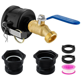 Kruuvax IBC Tote Adapter camlock 2 inch for fast, secure irrigation