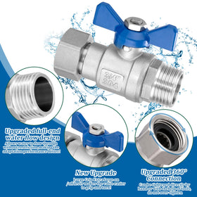 Kruuvax leak-proof seal with washers demonstrates secure drip-free connections
